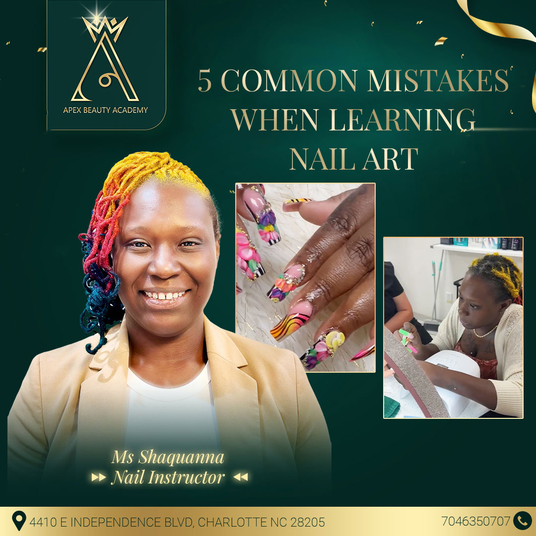 5 COMMON MISTAKES BEGINNERS MAKE WHEN LEARNING NAIL ART